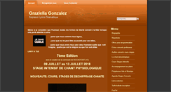 Desktop Screenshot of graziellagonzalez-sopranolyrique.eu
